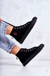 Women's High Sneakers Cross Jeans JJ2R4055C Black