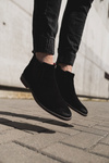 Męskie Buty Sztyblety Cross Jeans Czarne EE1R4066C