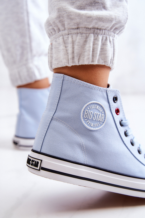 Women's High Sneakers Big Star JJ274209 Blue