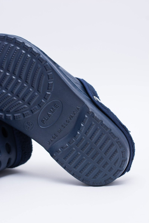 Women's Flip Flops Insulated Navy Blue Kroks EVA