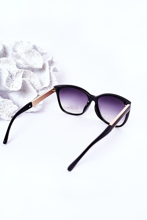 Women's Sunglasses Black With Grey Ombre
