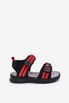 Light Velcro Children's Sandals Red Brando