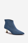 Jeans Heels Blue Eberpia