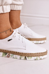 Women's Leather Brogues Shoes Maciejka White 02936-11