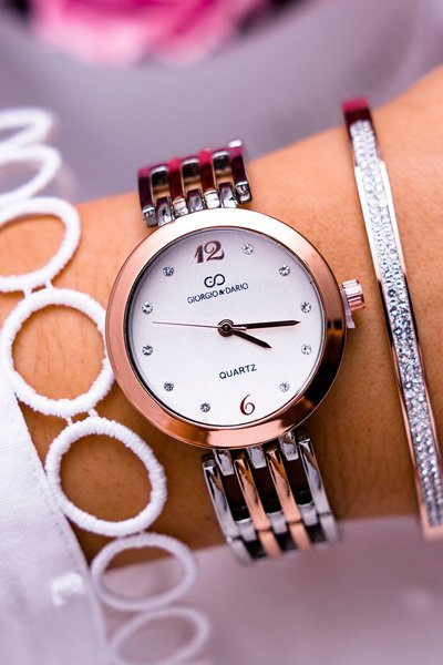 Women's Watch Giorgio & Dario Silver Copper Fargin