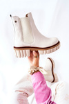 Ankle Boots Worker Maciejka Beige 05312-04