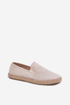Espadrilles Men Sneakers From Eco Suede Beige Lunaria
