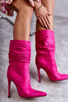 Women's Wrinkled Boots Boots pink Laguna