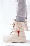 Women's Snow Boots Beige Cascia