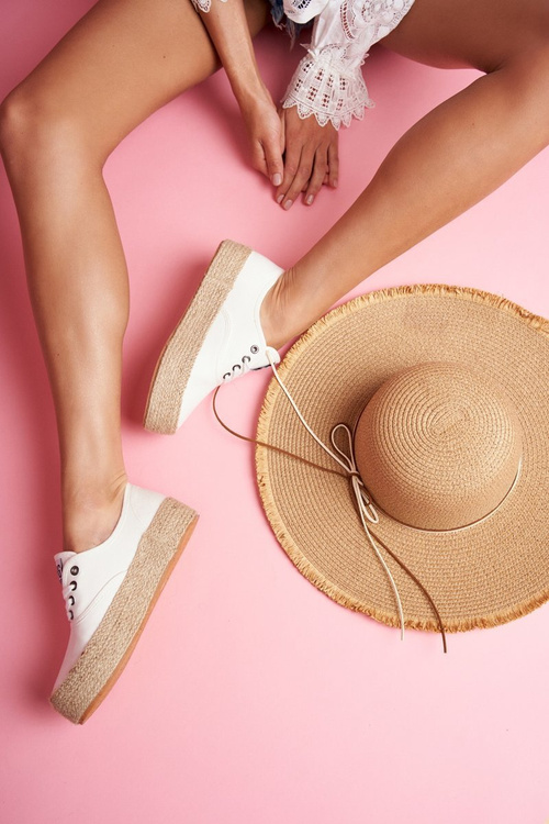 Espadryle Damskie Big Star Białe FF274143