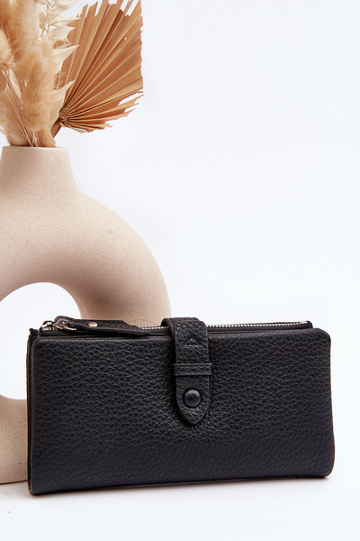 Portfel Damski Pojemny Czarny Aenima MD1008