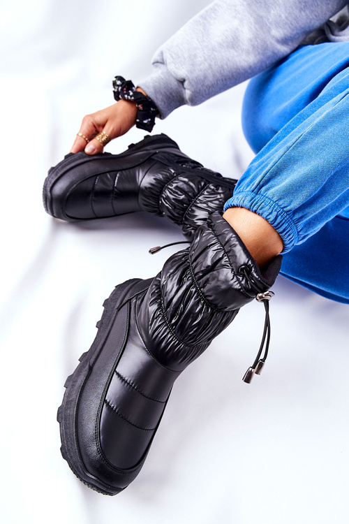 Women's Warm-up Snowboots Black Starbone