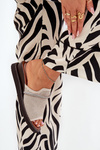 Ladies Wedge Sandals With Decorative Strap Beige Teriwes