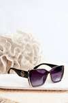 Women's Classic Sunglasses with Decorative Details UV400 Black