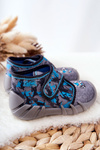 Slippers Befado 523P014 Grey-Blue