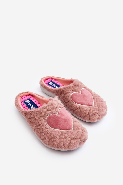 Women's Furry Home Slippers Inblu EC000099 Pink