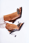 Elegant Pumps With Decoration Black Phenia