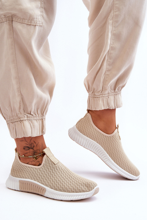 Classic Slip-On Trainers Beige Frankie