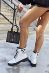 Women's High Boots With Skull GOE II2N4048 White