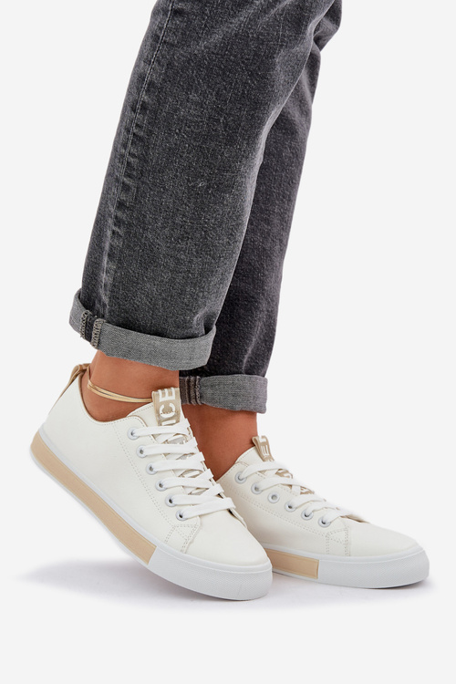 Women Classic Gold Sneakers Ville