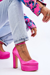 Fashionable High Heel Pumps Fuchsia Hayden