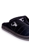 Men's padded slippers Black Ronny
