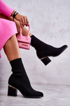 Women's Boots With Elastic Sock Black Carmon