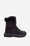 Women's Snow Boots with Faux Fur Zip Black Vittora