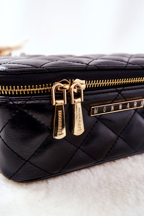 Quilted cosmetic bag Monnari CSM0030-020 Black