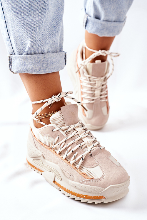 Women’s Sport Shoes Sneakers Beige Aland