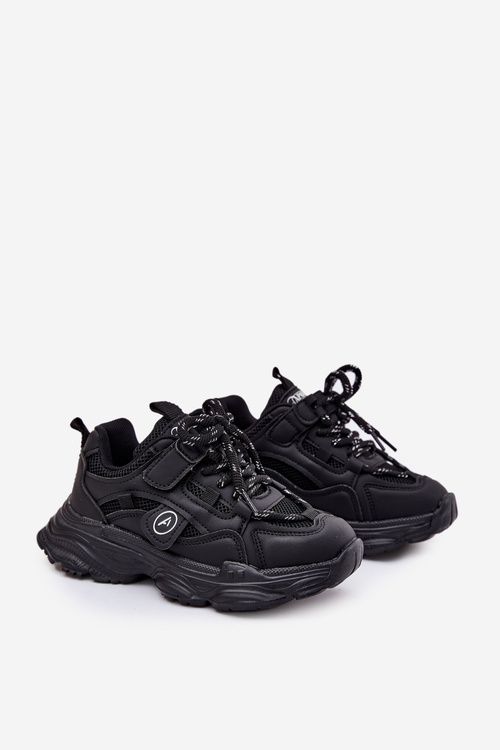 Children's Platform Sneakers Black Hanomess