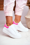 Women’s Sport Shoes Lu Boo White Fuchsia Matilda