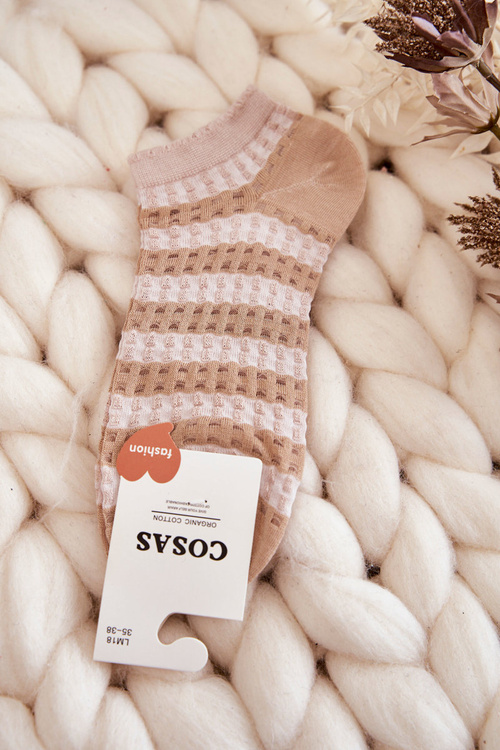 Women's Socks In stripes Cosas Beige