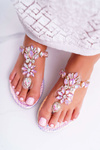 Women's Lu Boo Flip Flops Flip Flops Crystals Pink Conathe