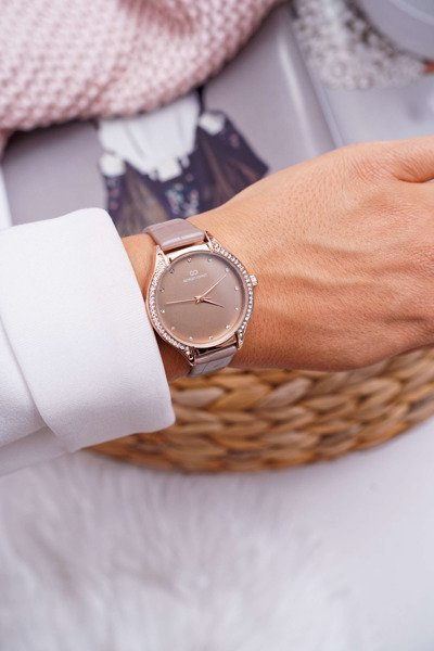 Women's Giorgio & Dario Watch with Zircons Beige Prime