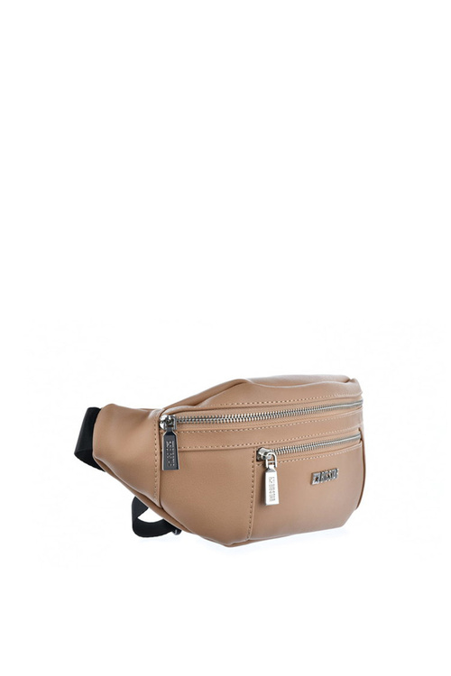 Leather Kidney Bag Big Star JJ574081 Beige