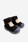 Children's slippers Niechodki Befado 002P023 Black