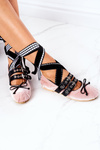 Lace-up Velor Ballerinas Lu Boo Pink