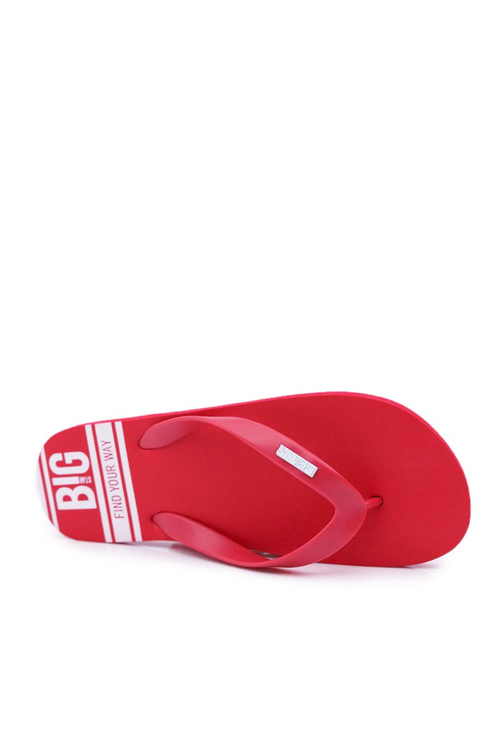 Men's Flip Flops Big Star Red AA174416