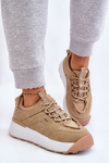 Women's Platform Sport Shoes Beige Dakari