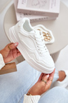 Classic Women's Sneakers Made Of Eco Leather White Meriora
