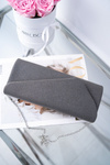 Women's Glitter Purse Graphite Clutch Bag