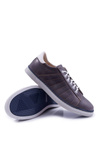 Men's Bednarek Leather Sport Shoes Grey Salvatore