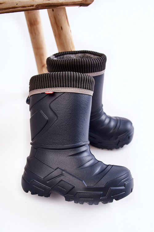 Children's Warmed Rain Boots Befado 162X304 Navy blue