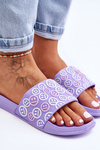 Women's Slippers With Emoticons Violet Cosette