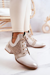 Leather Boots Maciejka 05541-25 Light beige