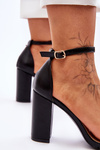 High Heel Sandals Black Individual