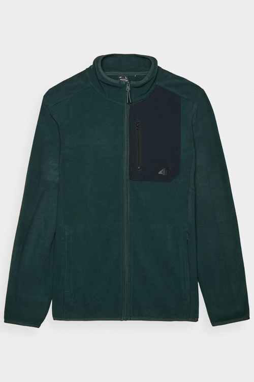 Men's Hooded Polar Regular 4F Black 4FWMM00TFLEM290-20S