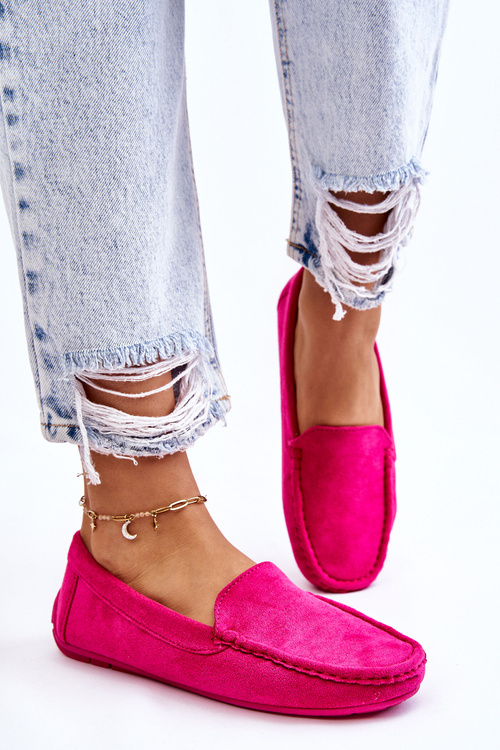Women’s Loafers Suede Fuchsia Morreno