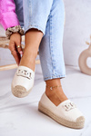 Classic Espadrilles On The Platform Beige Julianne